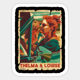 THELMA AND LOUISE A RIDLEY SCOTT FILM COVER Sticker